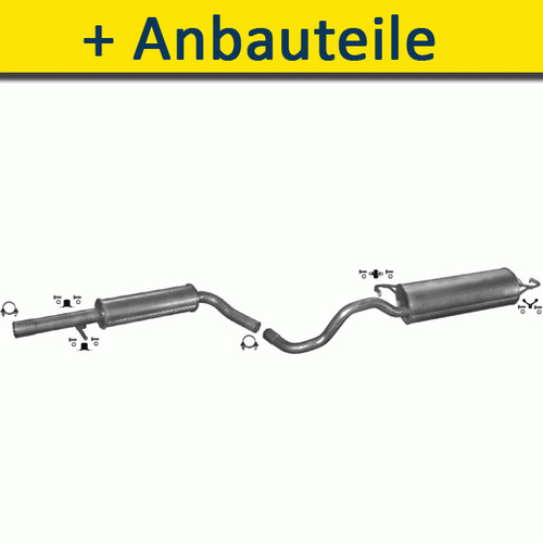 Auspuff auspuffanlage für - auspuff,
