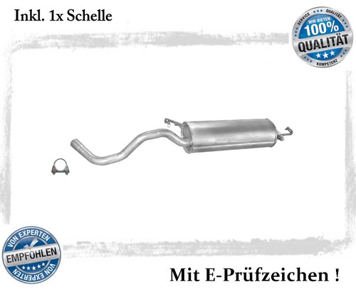 Endschalldämpfer für golf - vw,