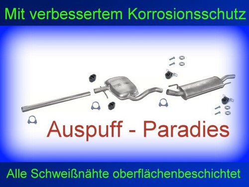 Abgasanlage auspuff für - abgasanlage,