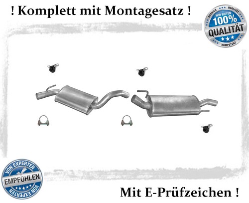 Auspuffanlage golf iii 4 - vw, iii,