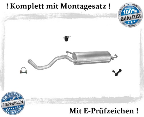 Endschalldämpfer für golf - vw,