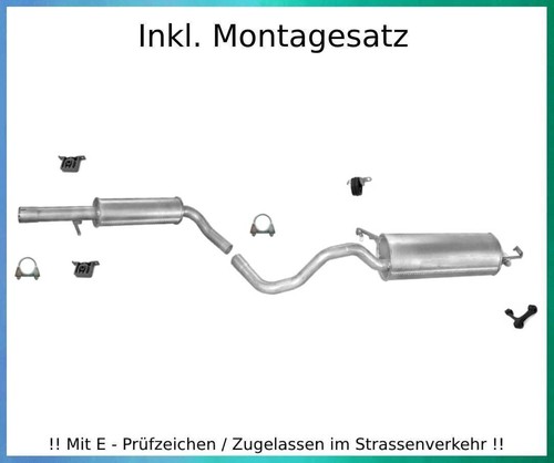 Auspuffanlage für golf - für, vw