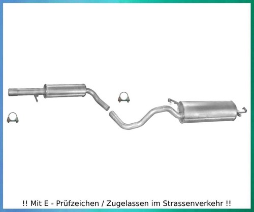 Auspuffanlage für golf iv - auspuffanlage, vw